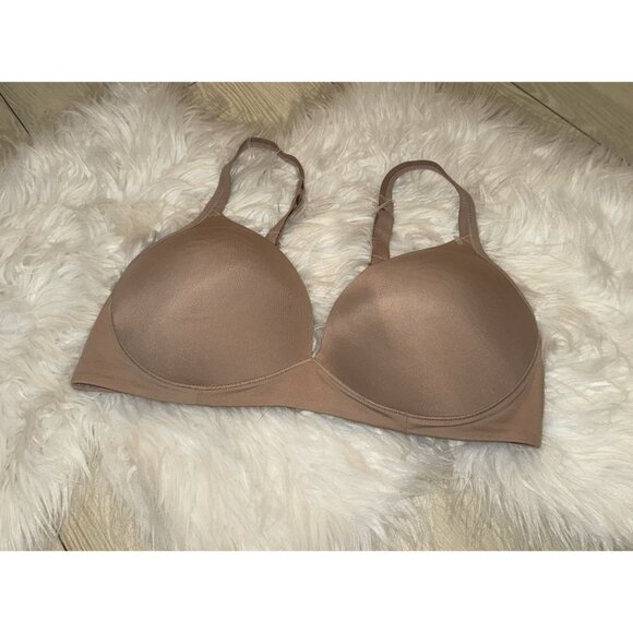 Warners 01298 Elements of Bliss Lift Full Coverage Bra WF Womens 40C Beige New - Picture 1 of 6